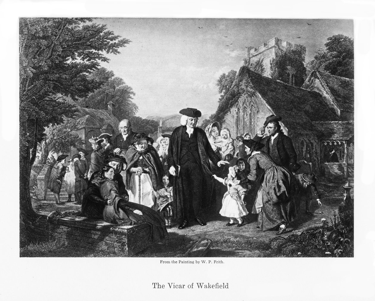 De dominee van Wakefield, ca. 1850 door Unbekannt