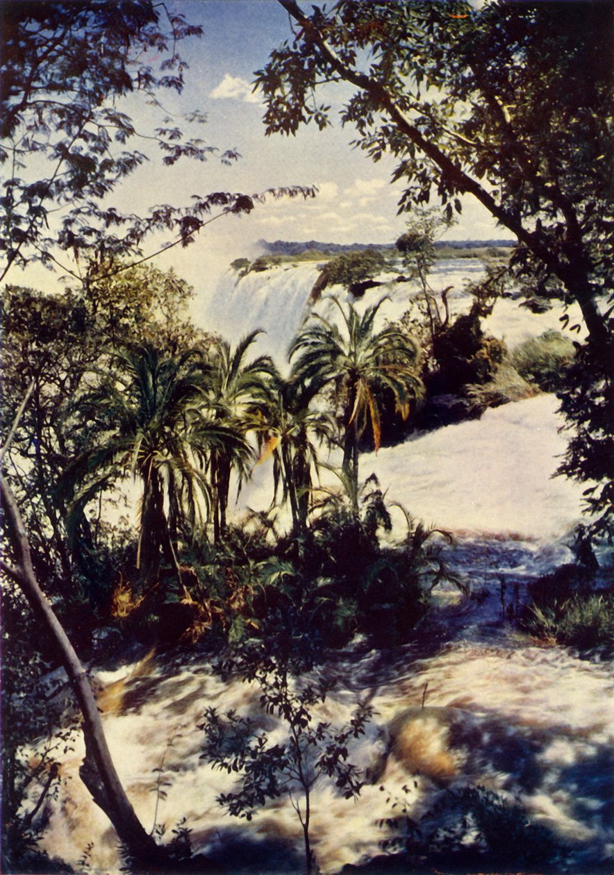 De Victoria Falls in Zuid-Rhodesië, ca. 1948 door Unbekannt