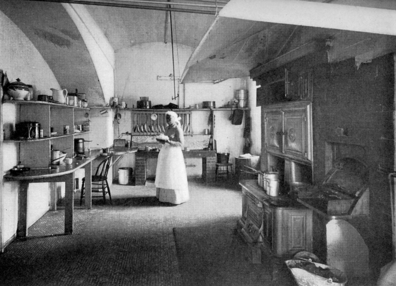 De keuken van het Witte Huis, Washington DC, VS, 1908 door Unbekannt