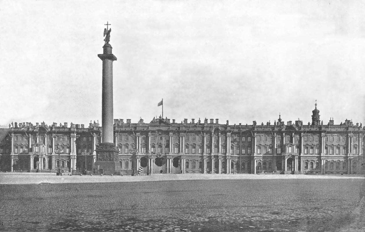 Het Winterpaleis, St. Petersburg, Rusland door Unbekannt
