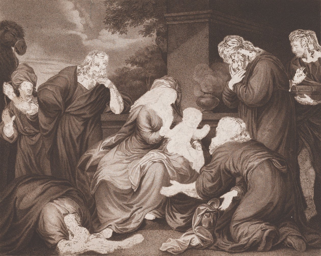 Het aanbod van de wijzen, 1788 door Unbekannt