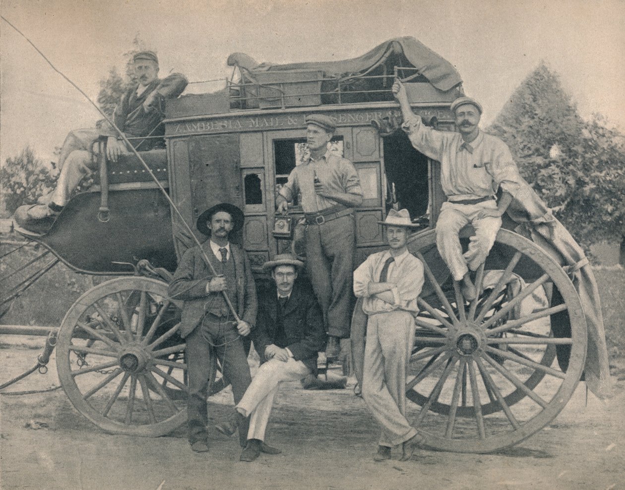 De Zambezi Koets, c1900 door Unbekannt