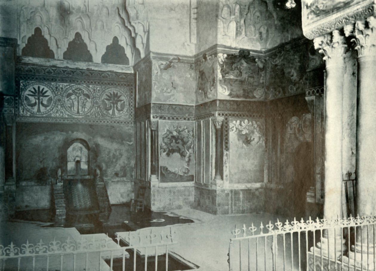 Het Zisa-paleis, Palermo, 1906 door Unbekannt