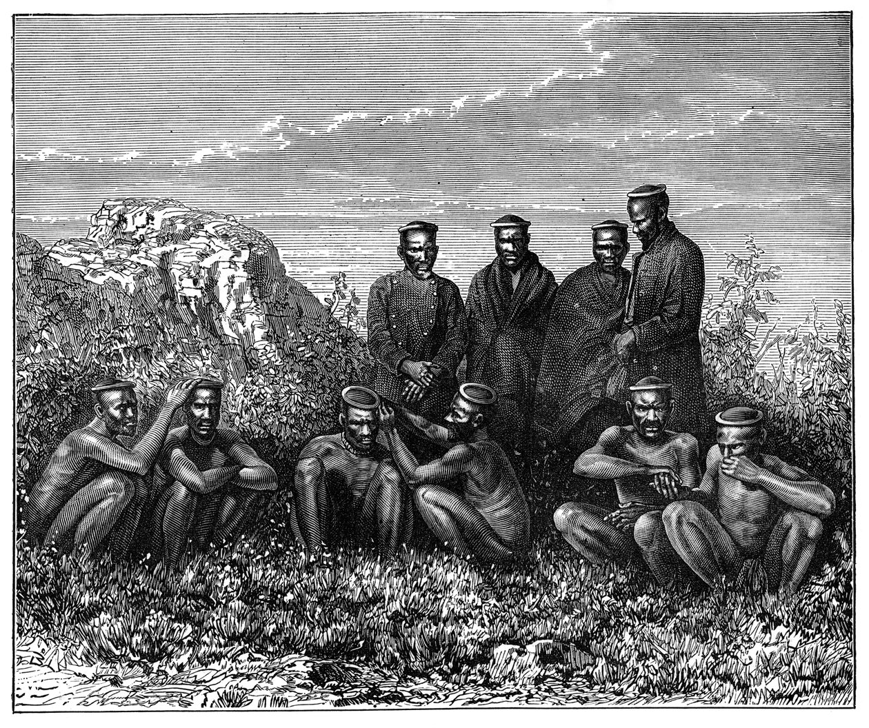 De Zulu, Zuid-Afrika, c1890 door Unbekannt
