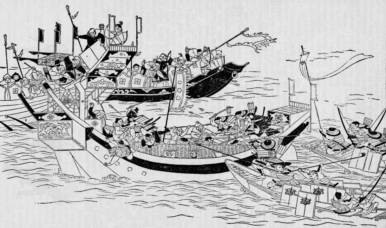 De poging tot Mongoolse invasie van Japan, 1281 door Unbekannt