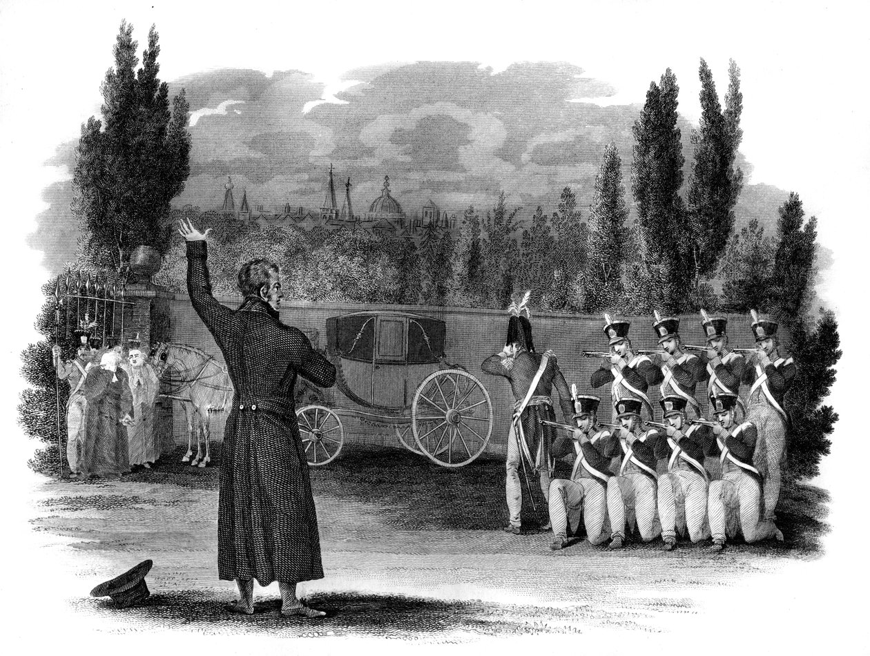 De executie van maarschalk Ney, Frankrijk, 1816 door Unbekannt