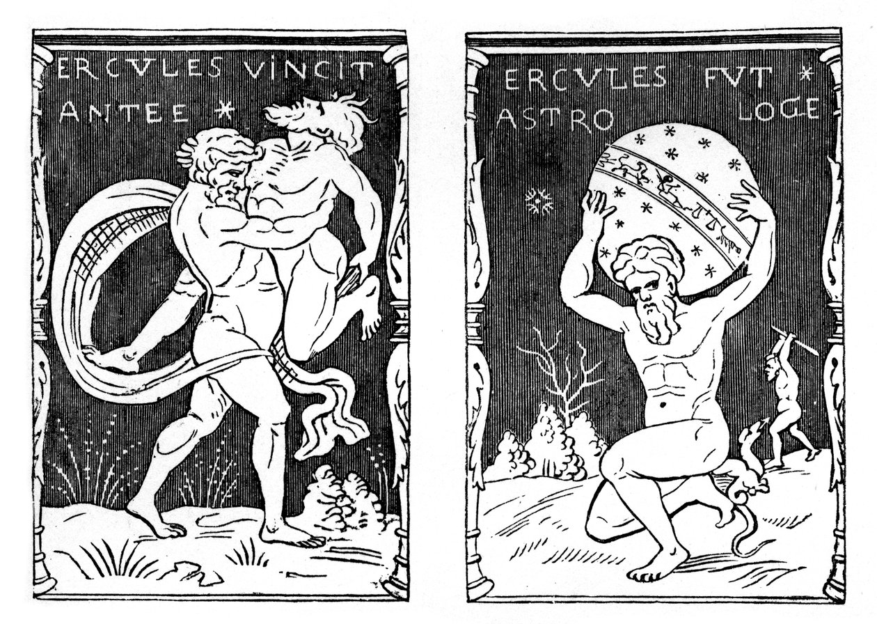 De werken van Hercules door Unbekannt
