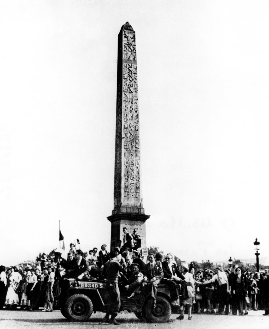 De bevrijding van Parijs, augustus 1944 door Unbekannt