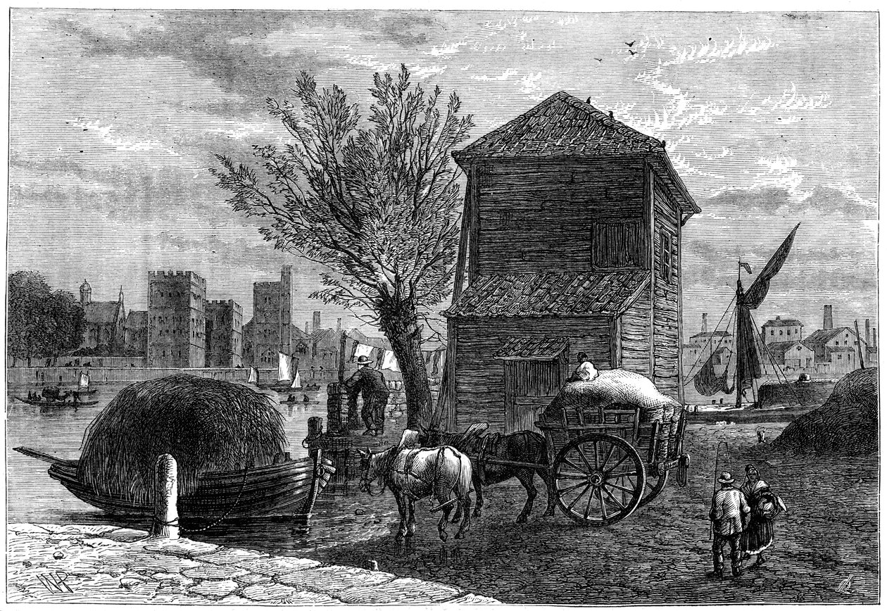 De oude Horseferry, Londen door Unbekannt