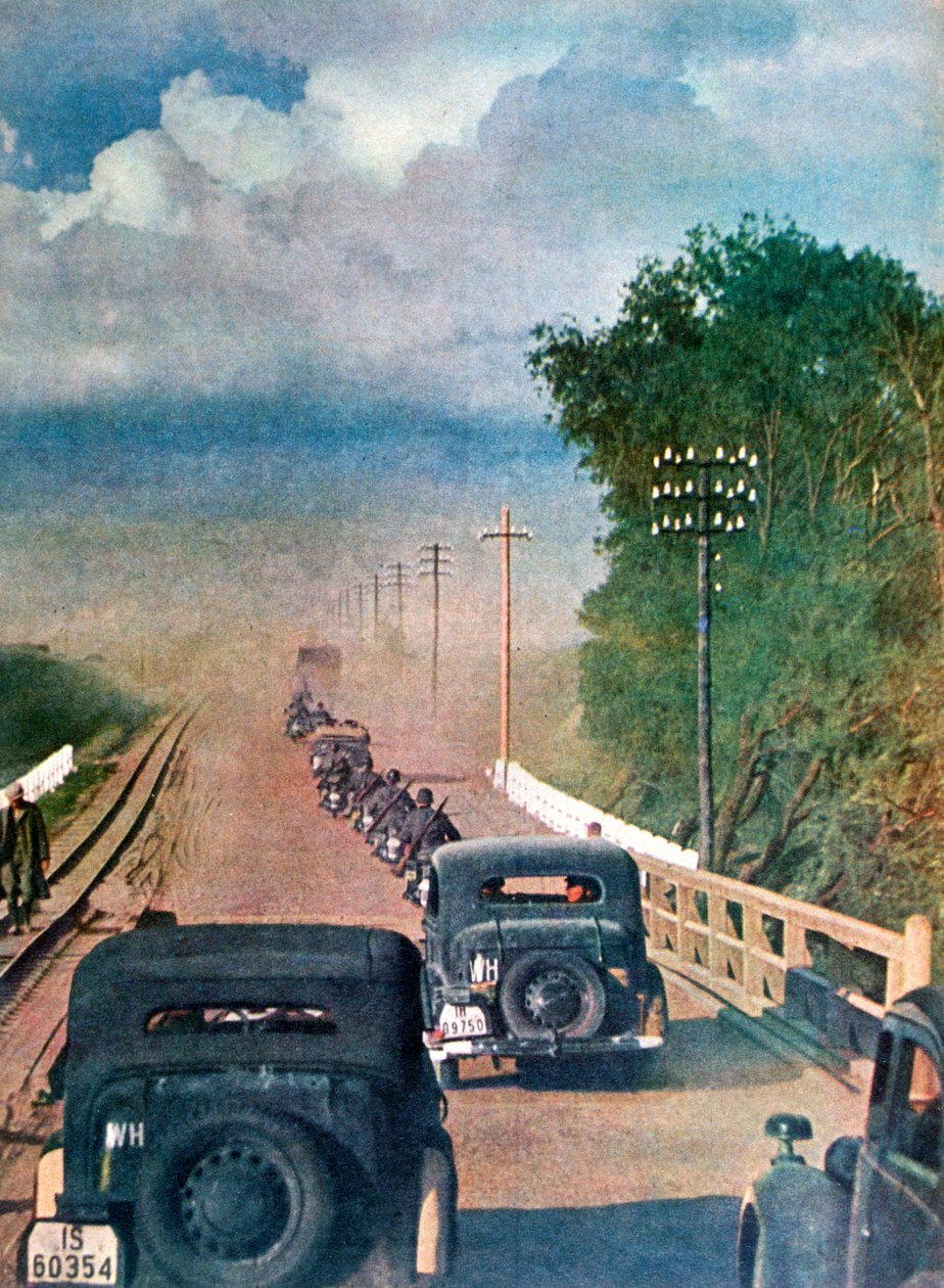 De weg naar het Duitse offensief, Rusland, 1942 door Unbekannt