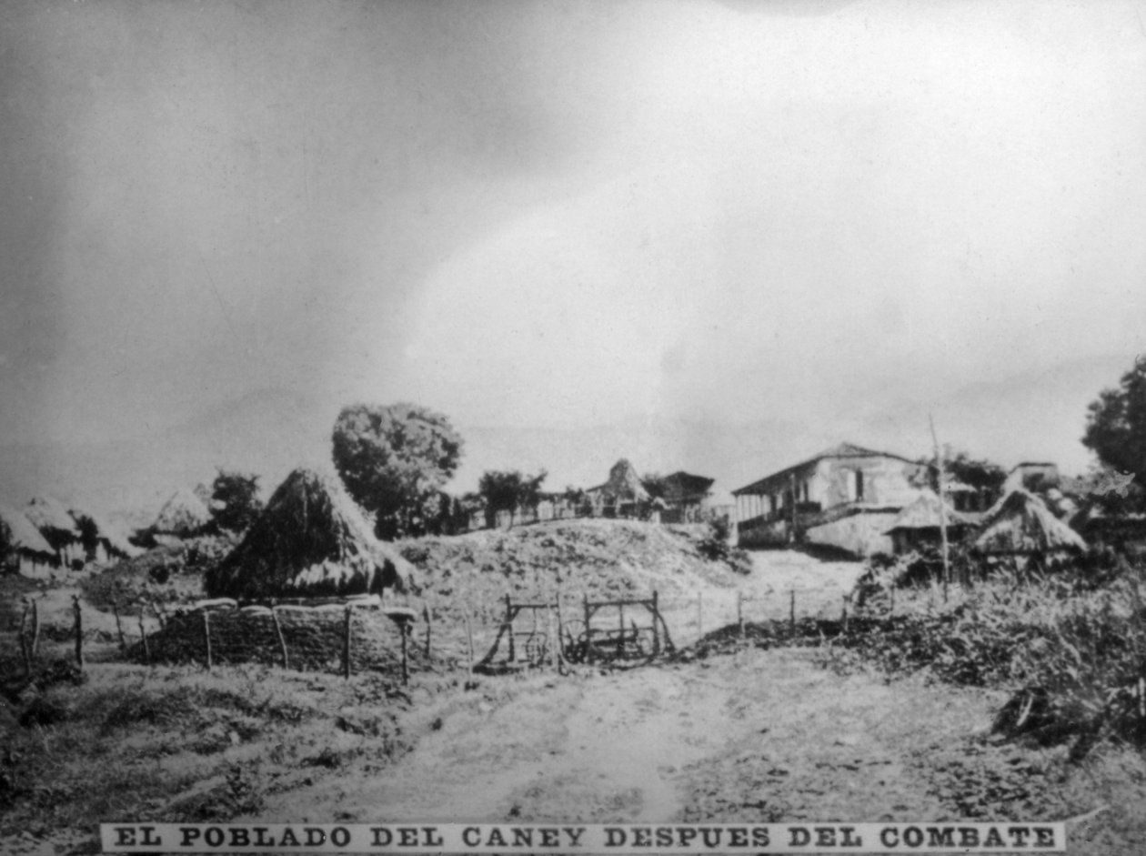 De stad Caney na gevechten, 1898, 1920s door Unbekannt
