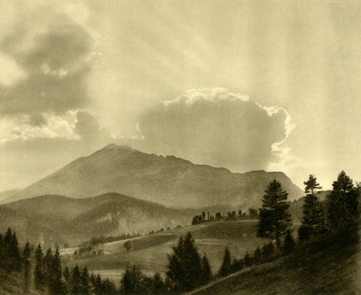 De Ötscher, Neder-Oostenrijk, ca. 1935 door Unbekannt