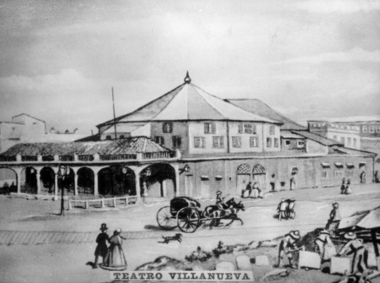 Theater Villanueva, 1869 door Unbekannt