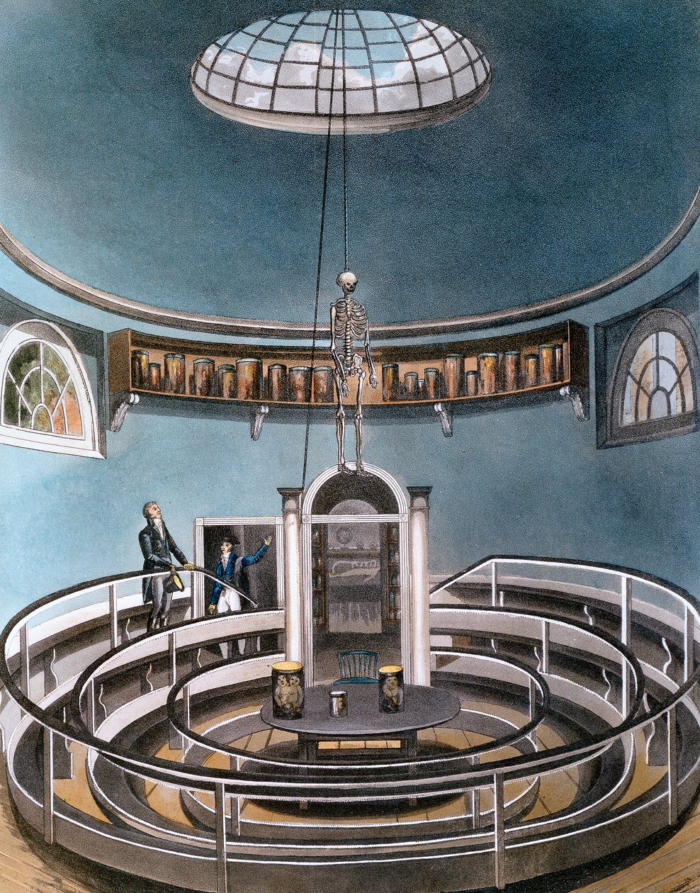 Theater van Anatomie, Cambridge, 1815 door Unbekannt