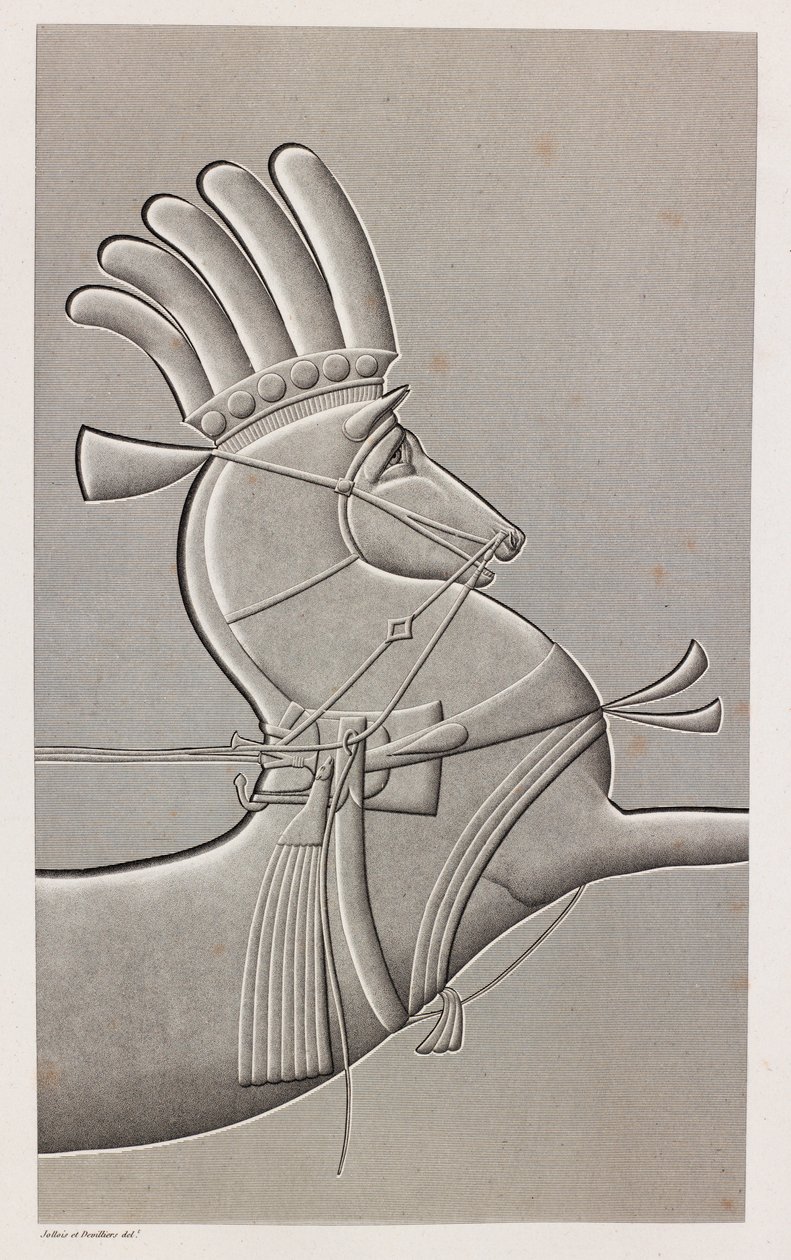 Thebe: Karnak (detail) door Unbekannt