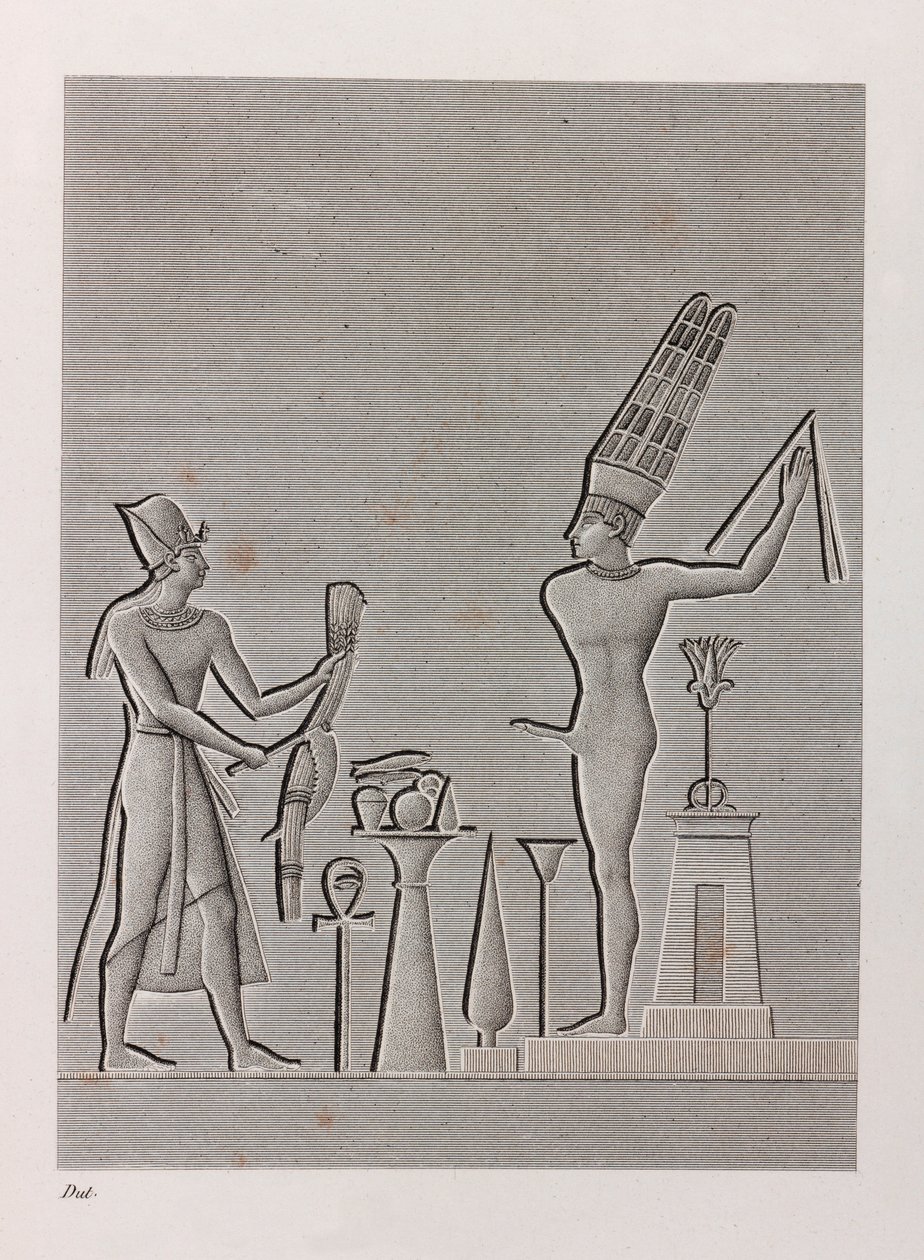 Thebe, Karnak close-up door Unbekannt