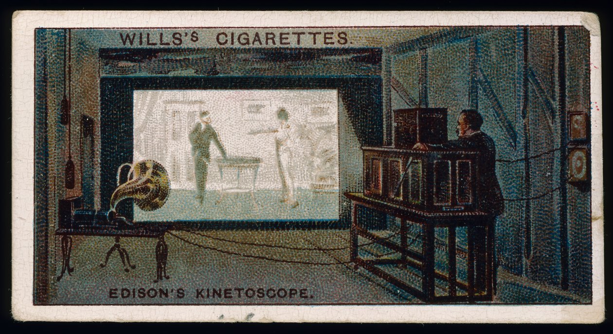 Thomas Alva Edisons kinetografisch theater door Unbekannt