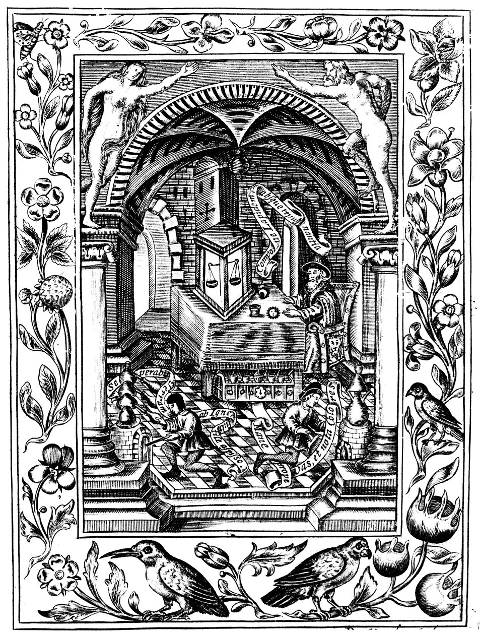 Laboratorium van Thomas Norton, ca. 1477 1652 door Unbekannt