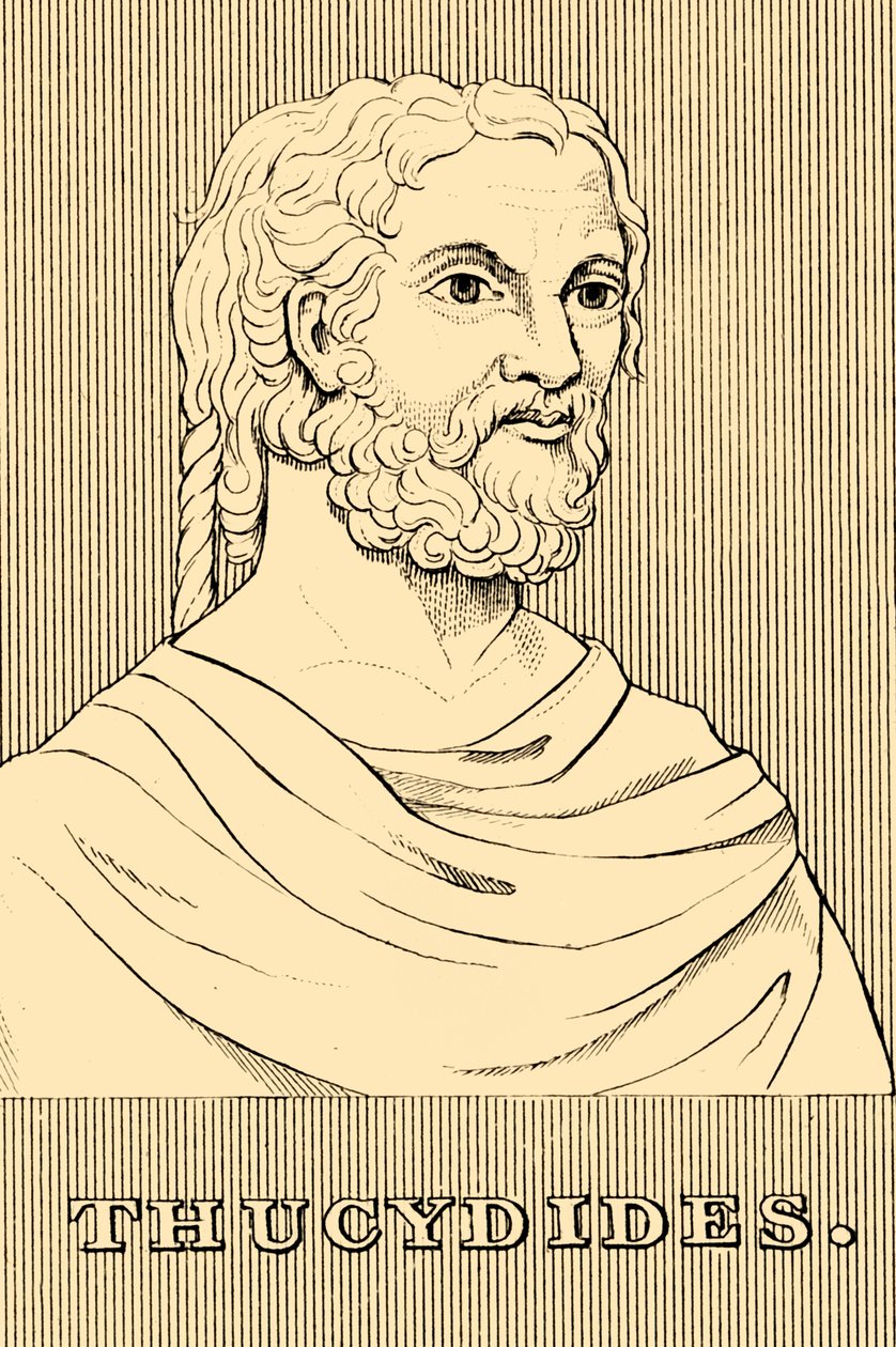 Thucydides, c460-400 v.Chr. door Unbekannt