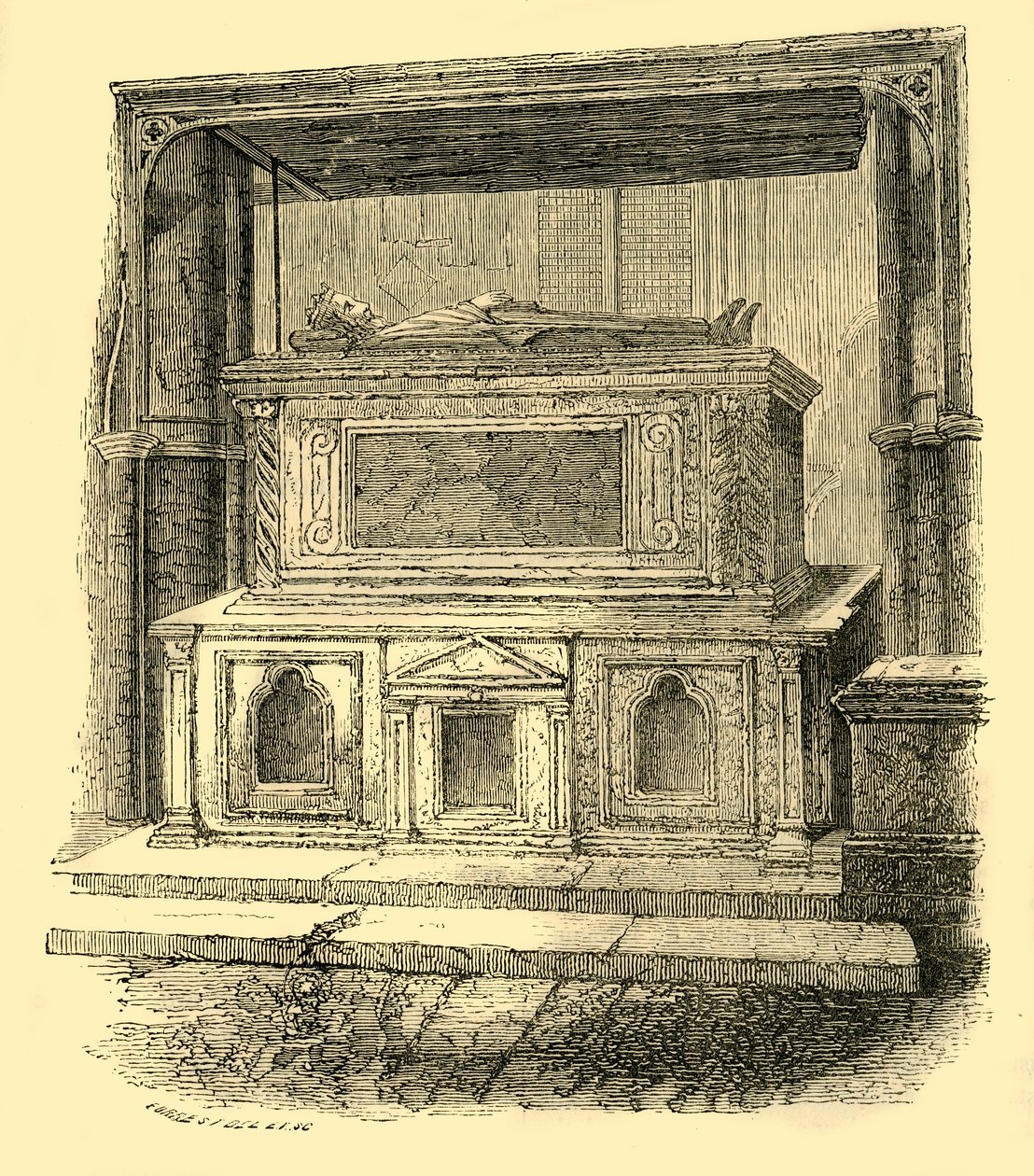 Graf van Hendrik III, 1881 door Unbekannt