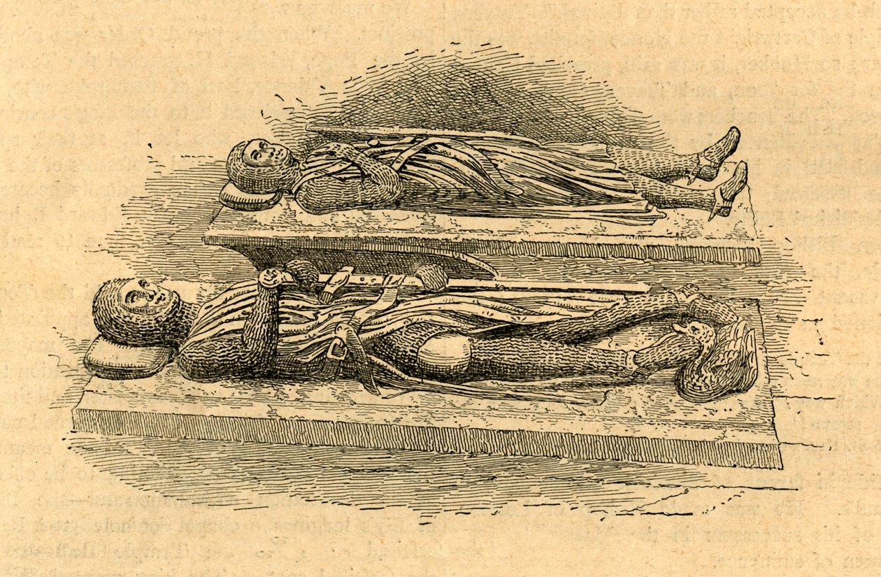 Graven van Tempeliers, 1870, 1897 door Unbekannt