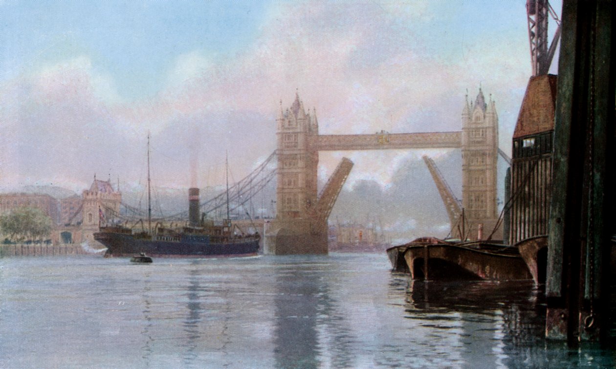 Tower Bridge, Londen, ca. 1930s door Unbekannt