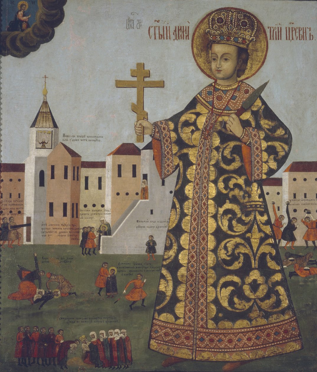 Tsarevitsj Demetrius 1582-1591, 17e eeuw door Unbekannt