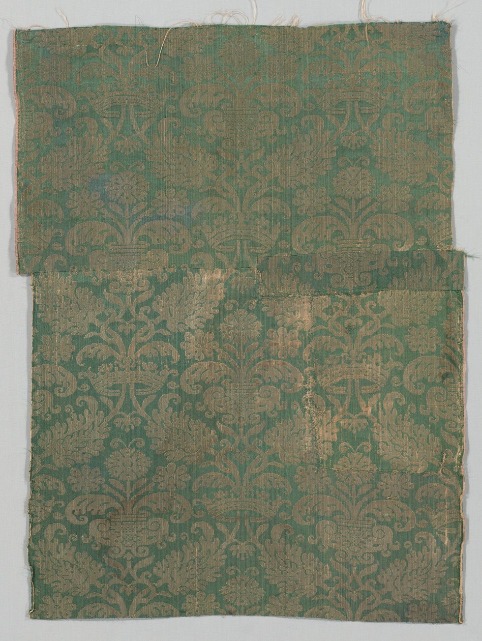 Twee Lengtes Textiel, 1500s door Unbekannt