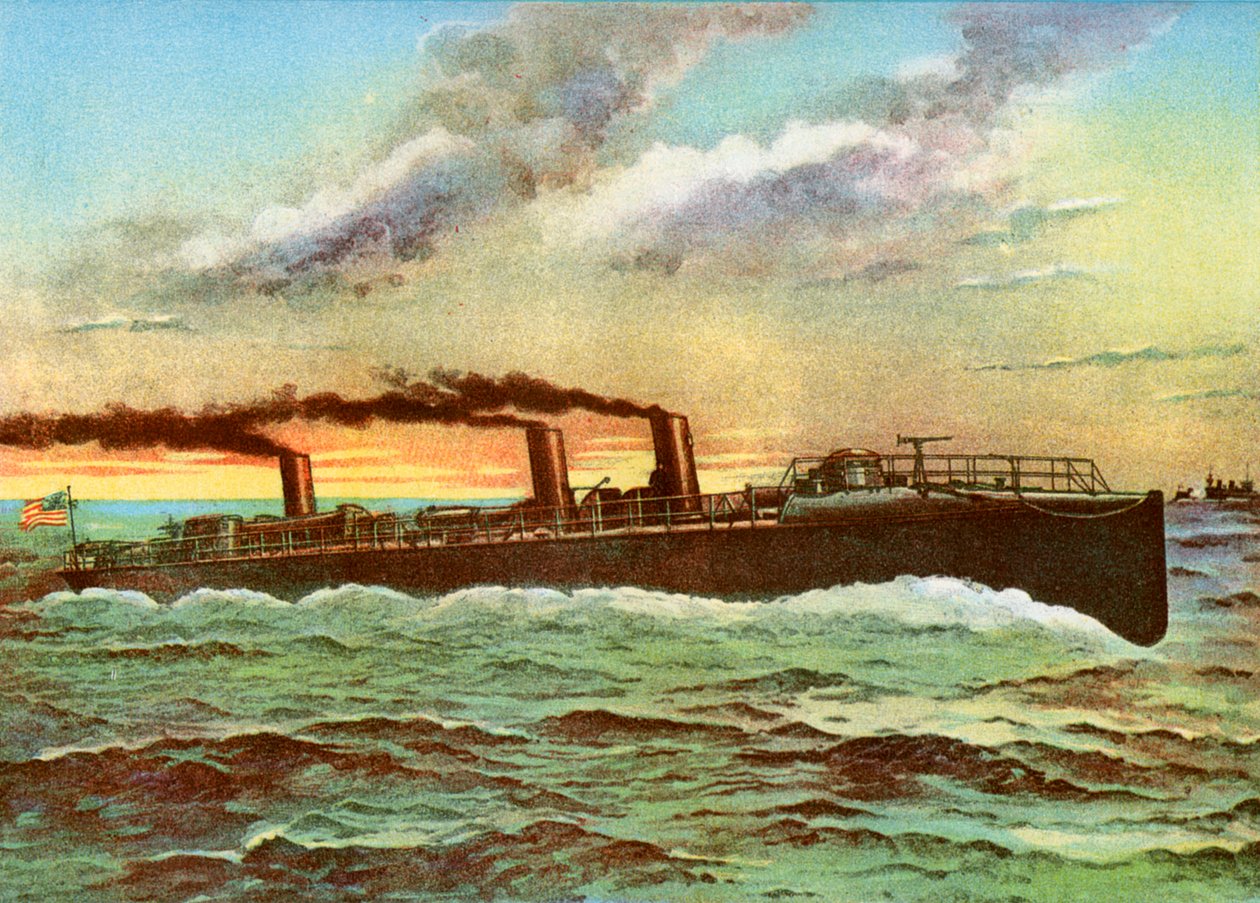 USS Porter, Amerikaanse torpedoboot door Unbekannt