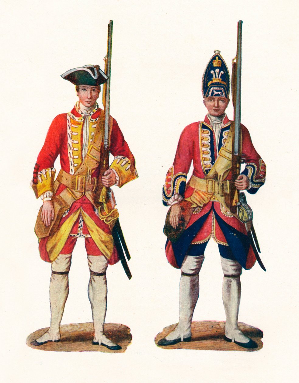 Uniformen van het Britse leger, 1742, 1904 door Unbekannt