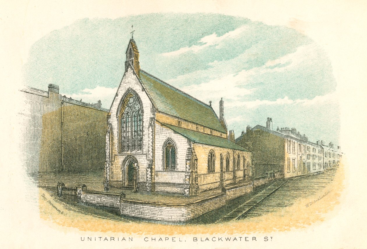 Unitarische Kapel, Rochdale, 1876 door Unbekannt