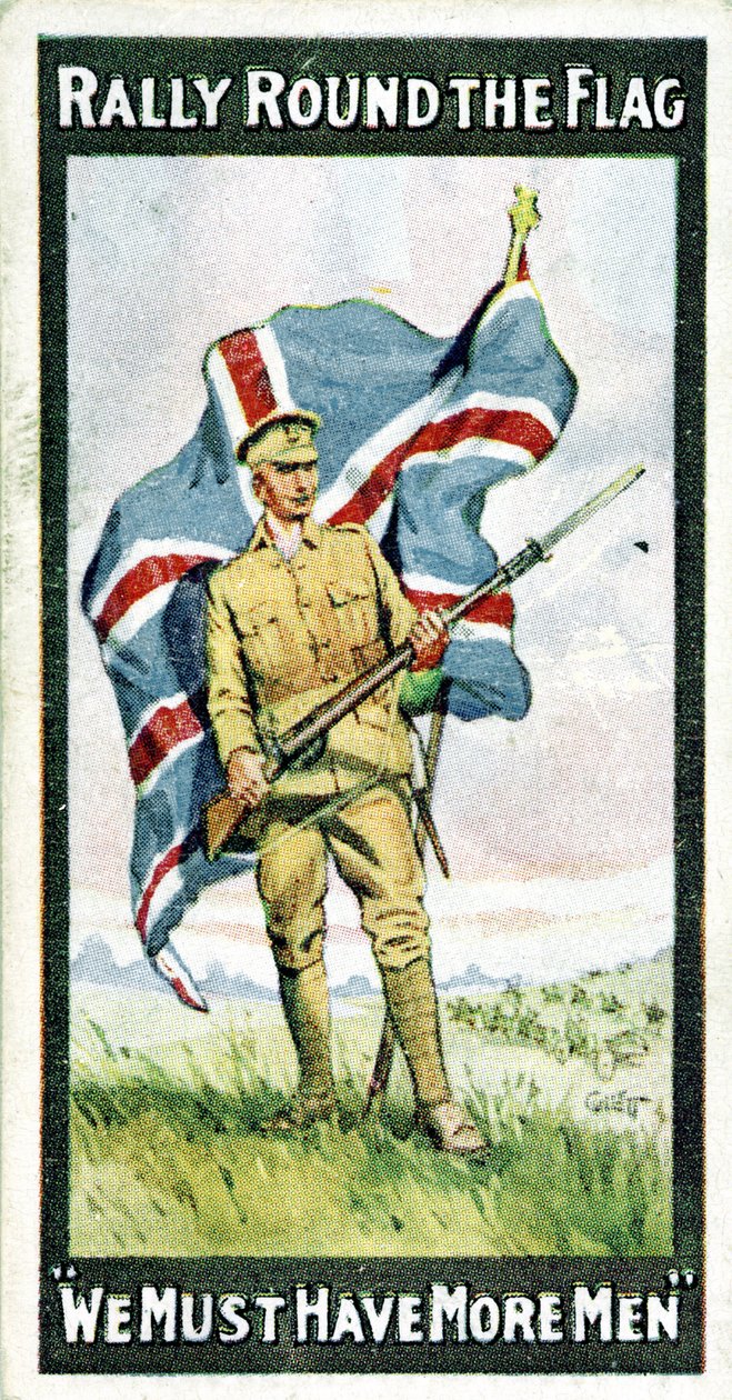 Verenigd Koninkrijk: Sigarettenkaarten - WW1 Werving door Unbekannt