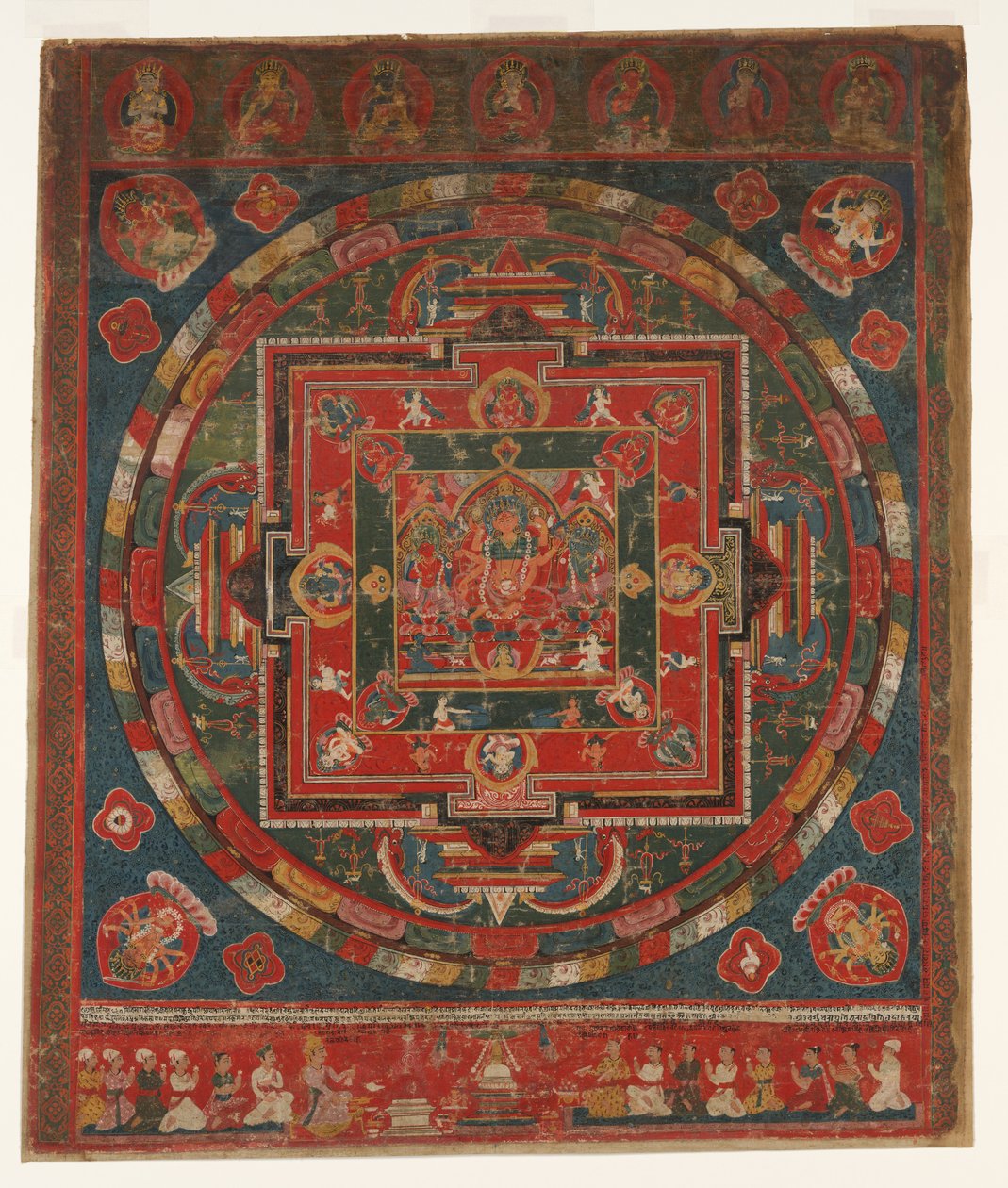 Vasudhara Mandala door Unbekannt