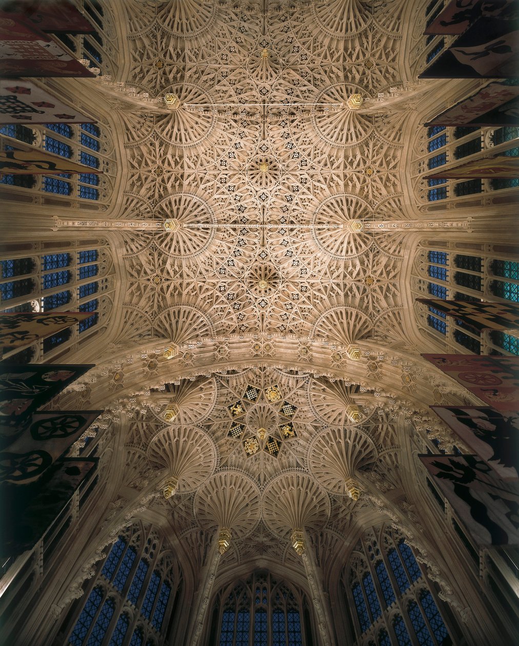 Gewelf van de Henry VII-kapel, Westminster Abbey, Londen door Unbekannt