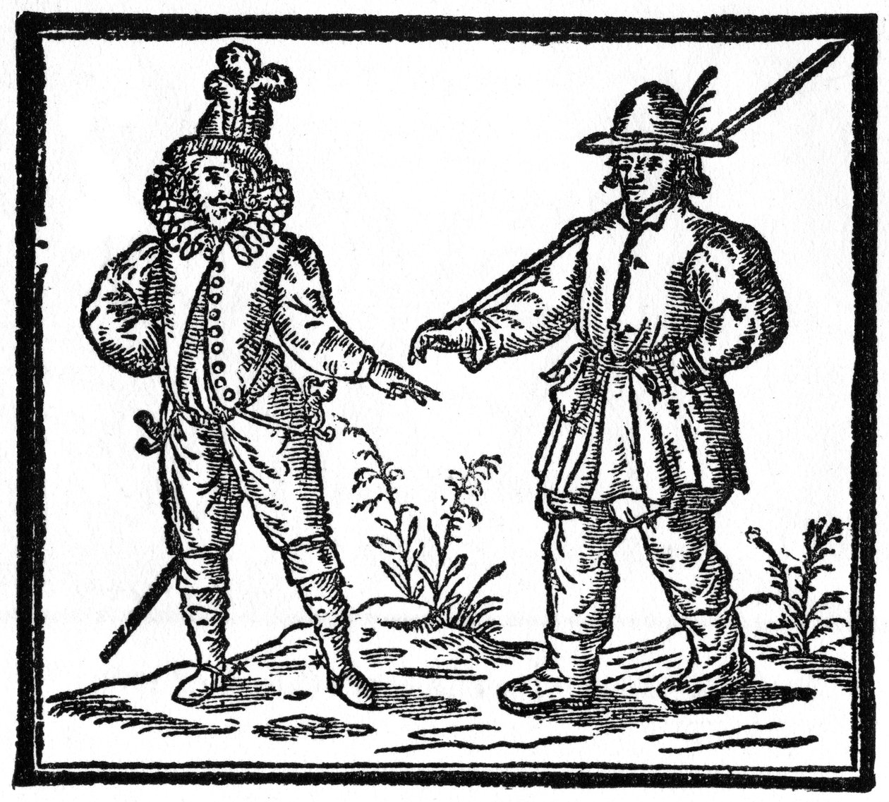 Fluwelen broek en stoffen broek, 1592, 1910 door Unbekannt