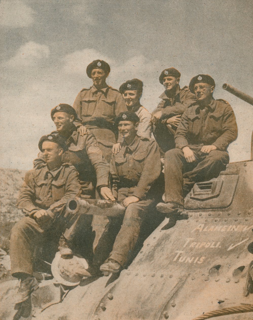 Overwinnaars van de Mareth Linie, 1943 door Unbekannt