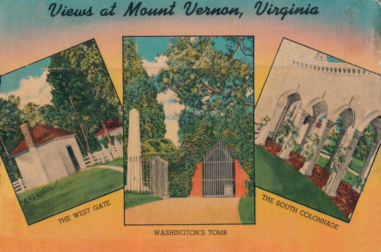 Uitzicht op Mount Vernon, Virginia, 1946 door Unbekannt