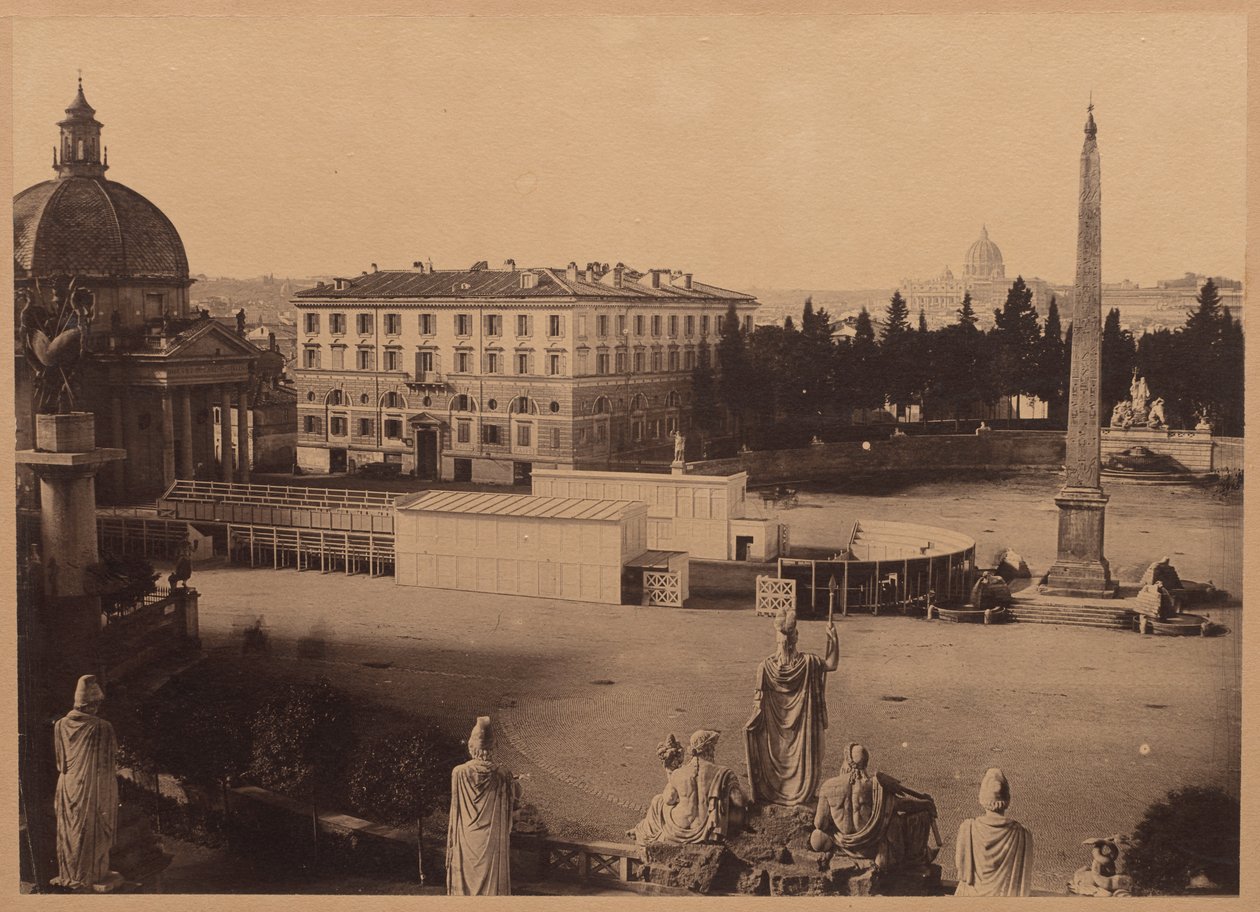 Uitzicht op Rome, ca. 1860 door Unbekannt