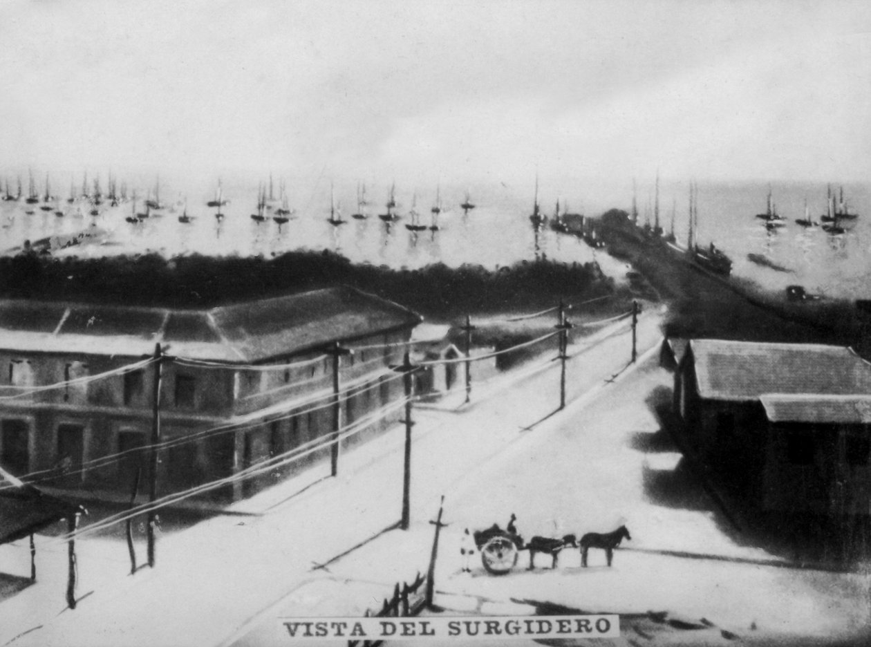 Uitzicht op Surgidero, 1896, 1920s door Unbekannt