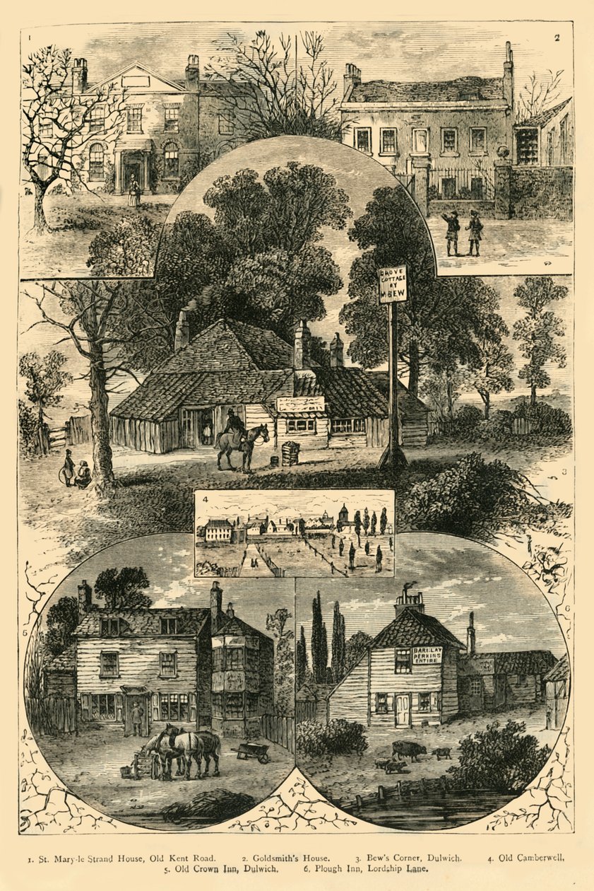 Uitzichten in Camberwell en Dulwich, ca. 1878 door Unbekannt