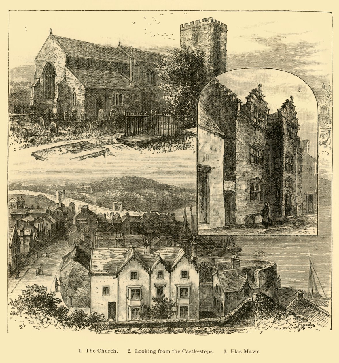 Uitzichten in Conway, 1898 door Unbekannt