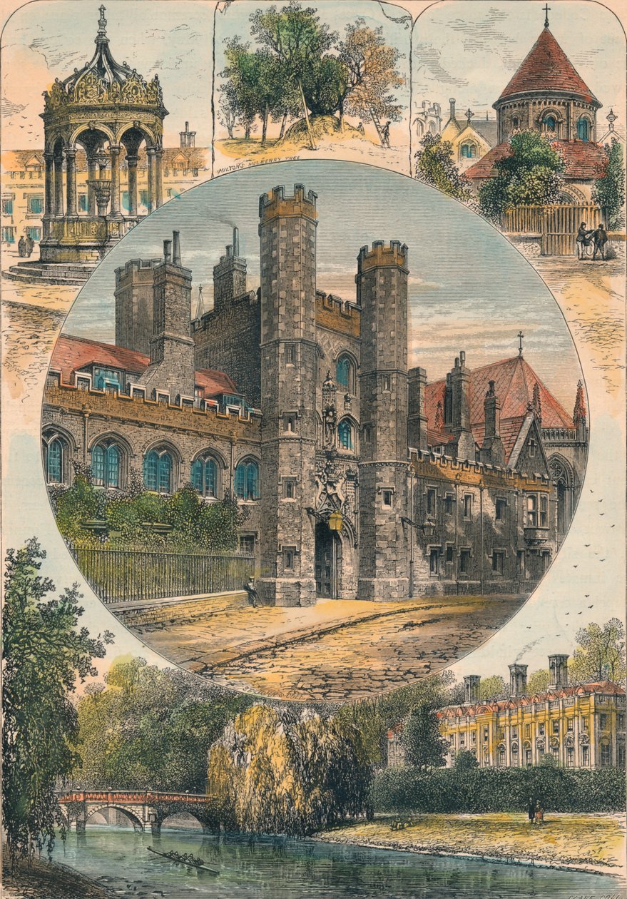 Uitzichten in en rond Cambridge, ca. 1890 door Unbekannt
