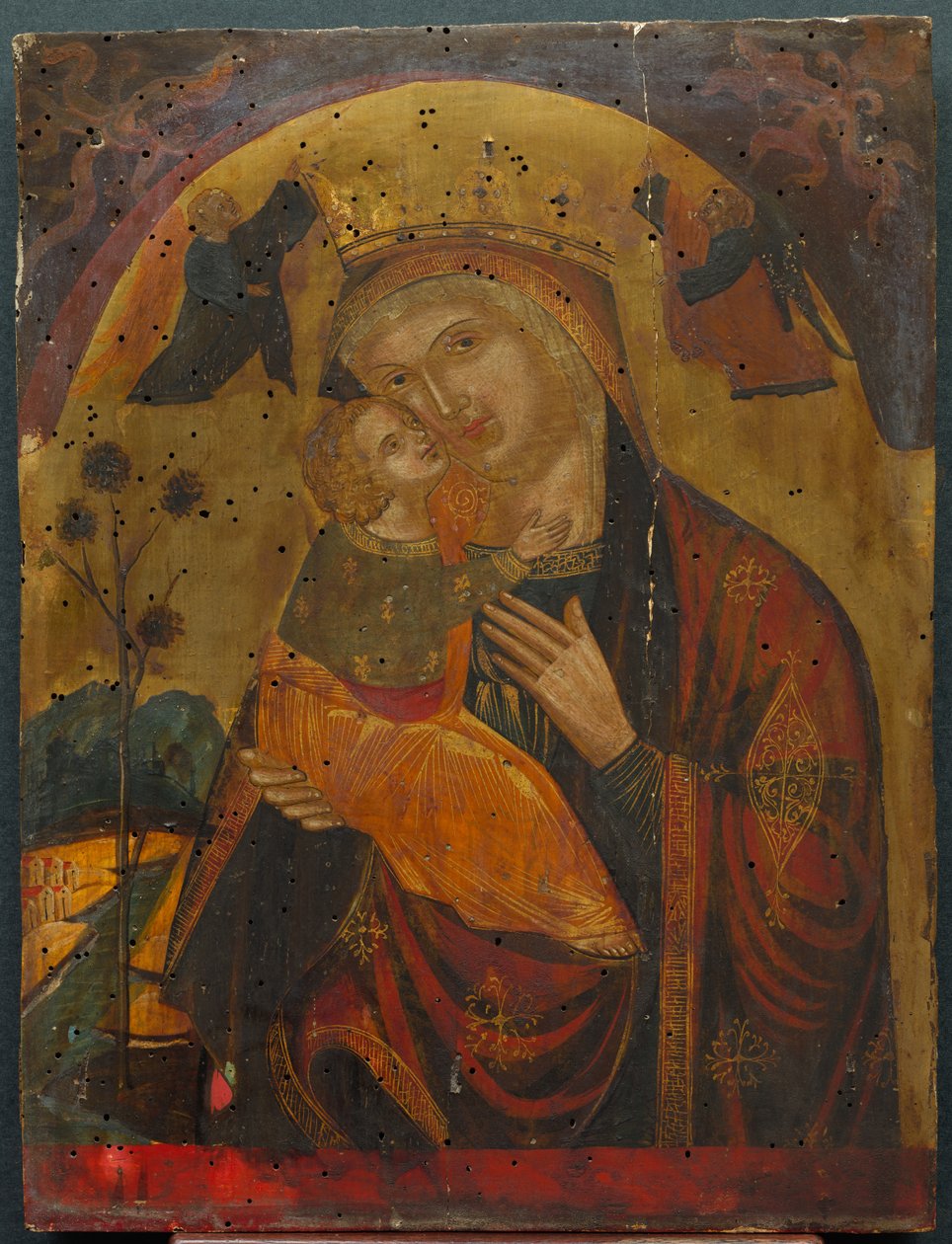 Maagd en Kind, 1400s door Unbekannt