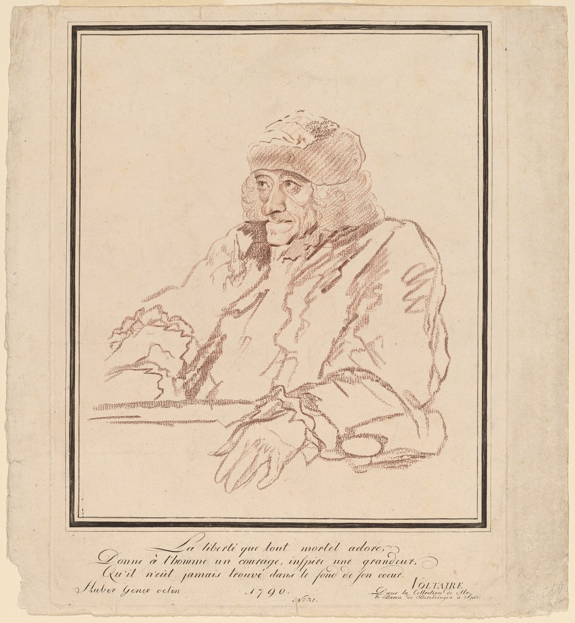 Voltaire, 1790 door Unbekannt