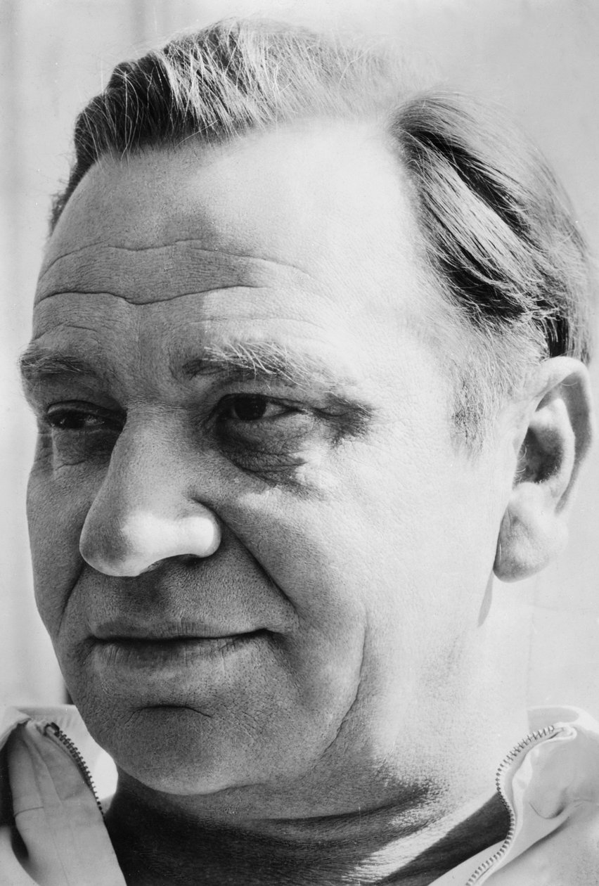 Wallace Beery 1885-1949, Amerikaanse acteur, c1930s-c1940s door Unbekannt