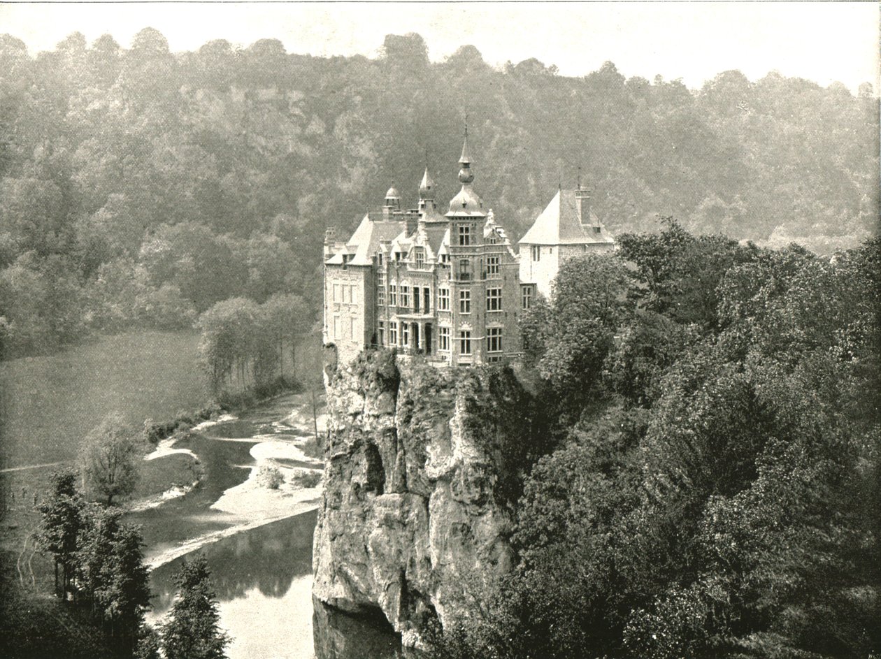 Kasteel Walzin, Dinant, België, 1895 door Unbekannt