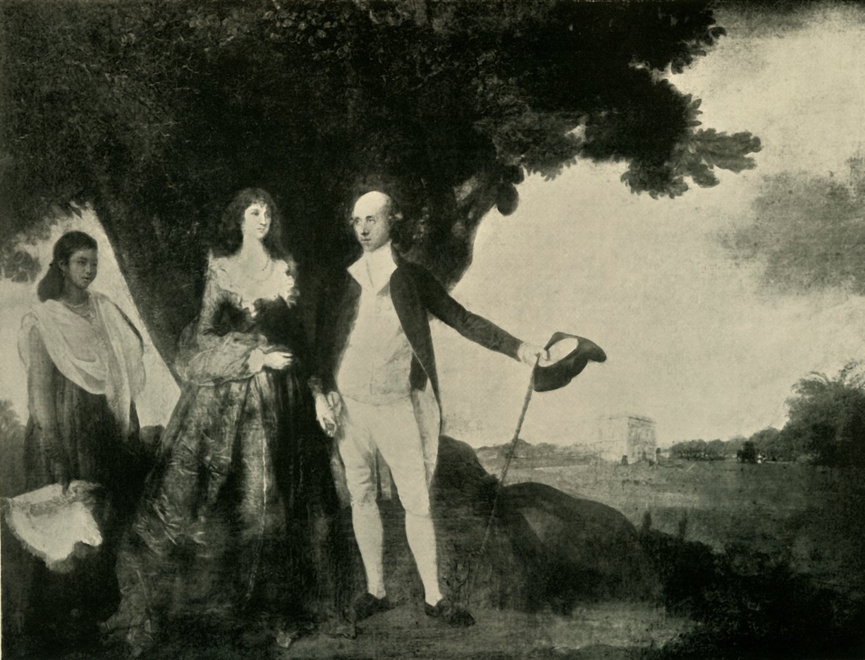 Warren Hastings en mevrouw Hastings door Unbekannt