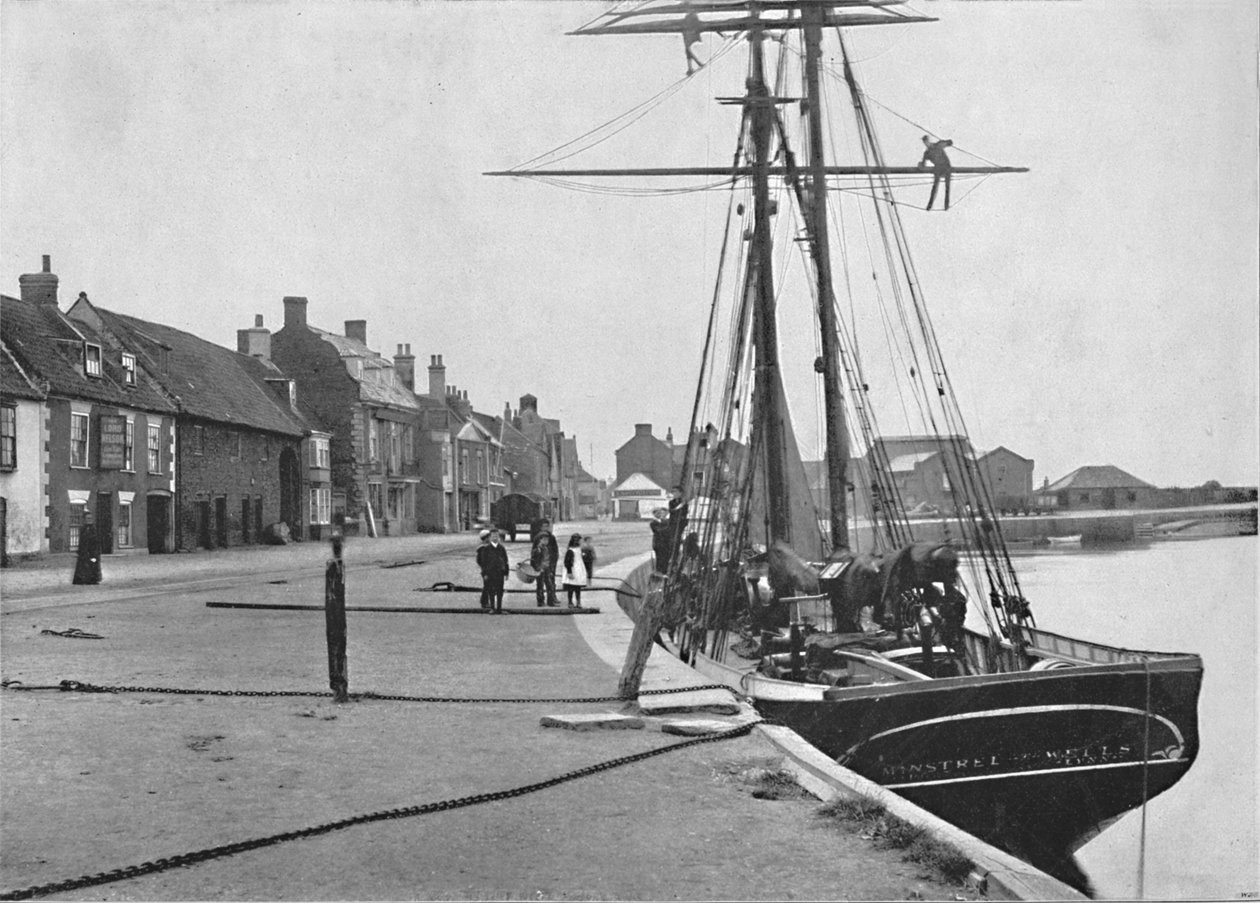 Wells - De Kade, 1895 door Unbekannt