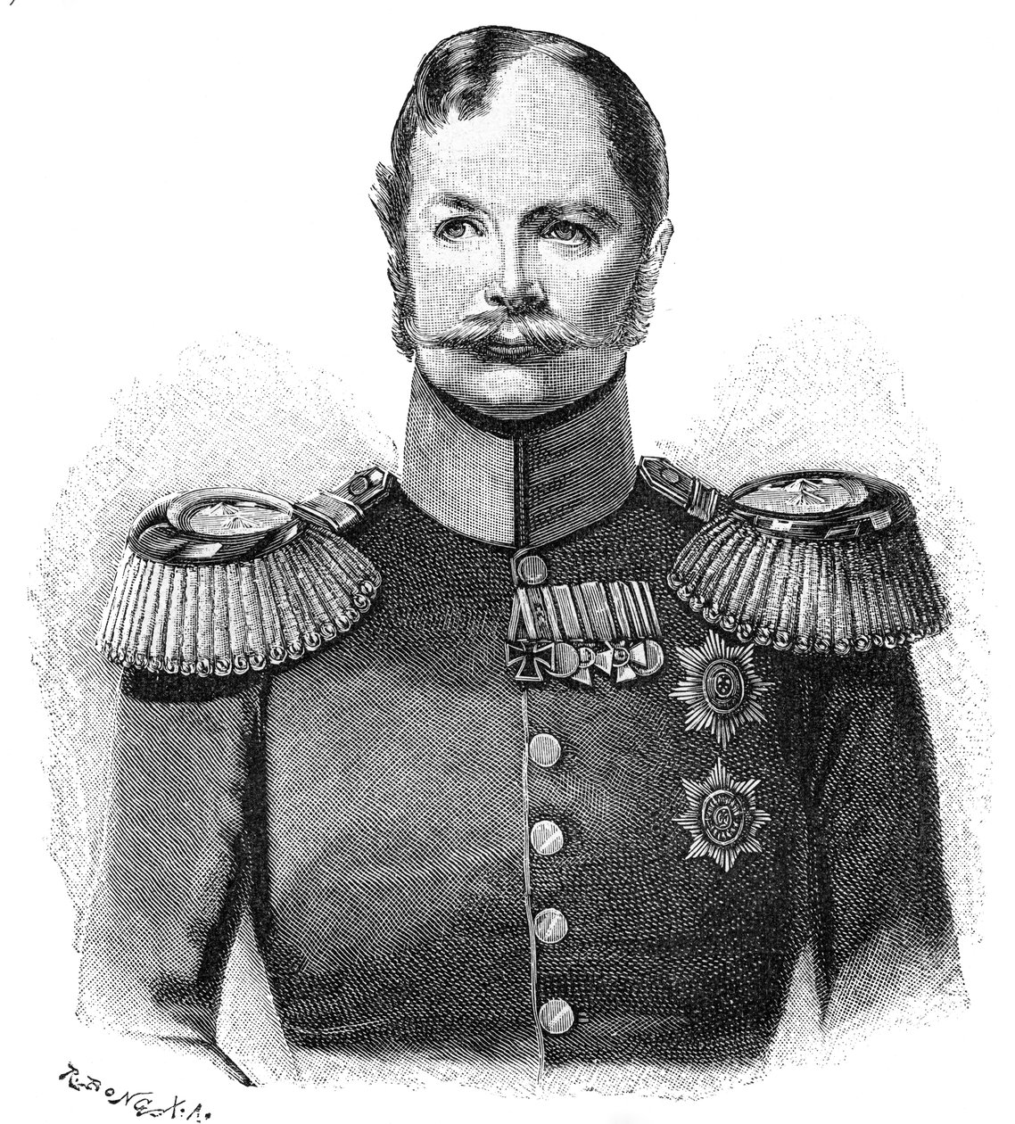 Wilhelm II, Keizer van Duitsland, 1900 door Unbekannt