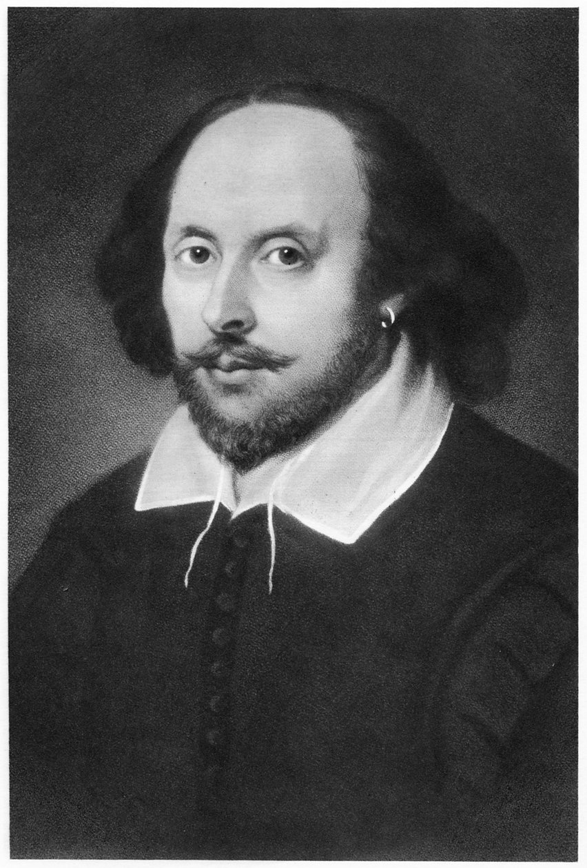 William Shakespeare, Engelse toneelschrijver, 19e eeuw door Unbekannt